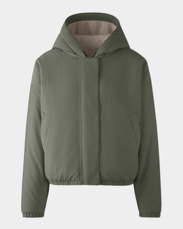 Alberni Reversible Fleece Bomber Jacket